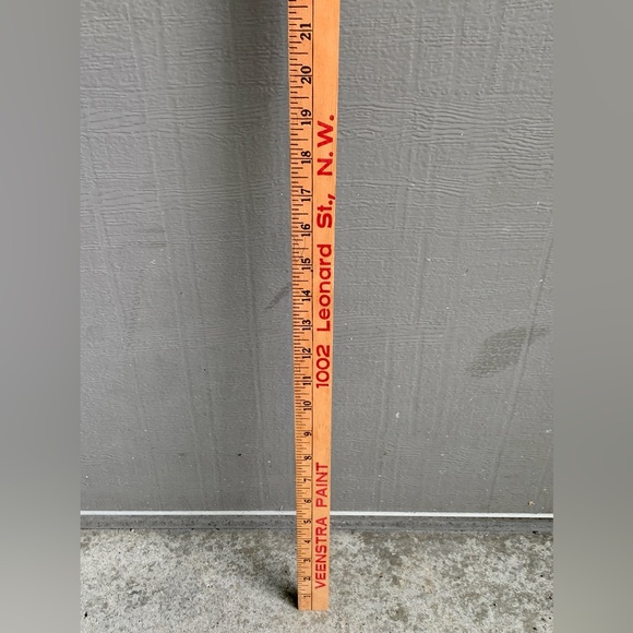 Vtg Grand Rapids Michigan Veenstra Dutch Boy Paints Advertisement Yard Stick - Picture 15 of 15